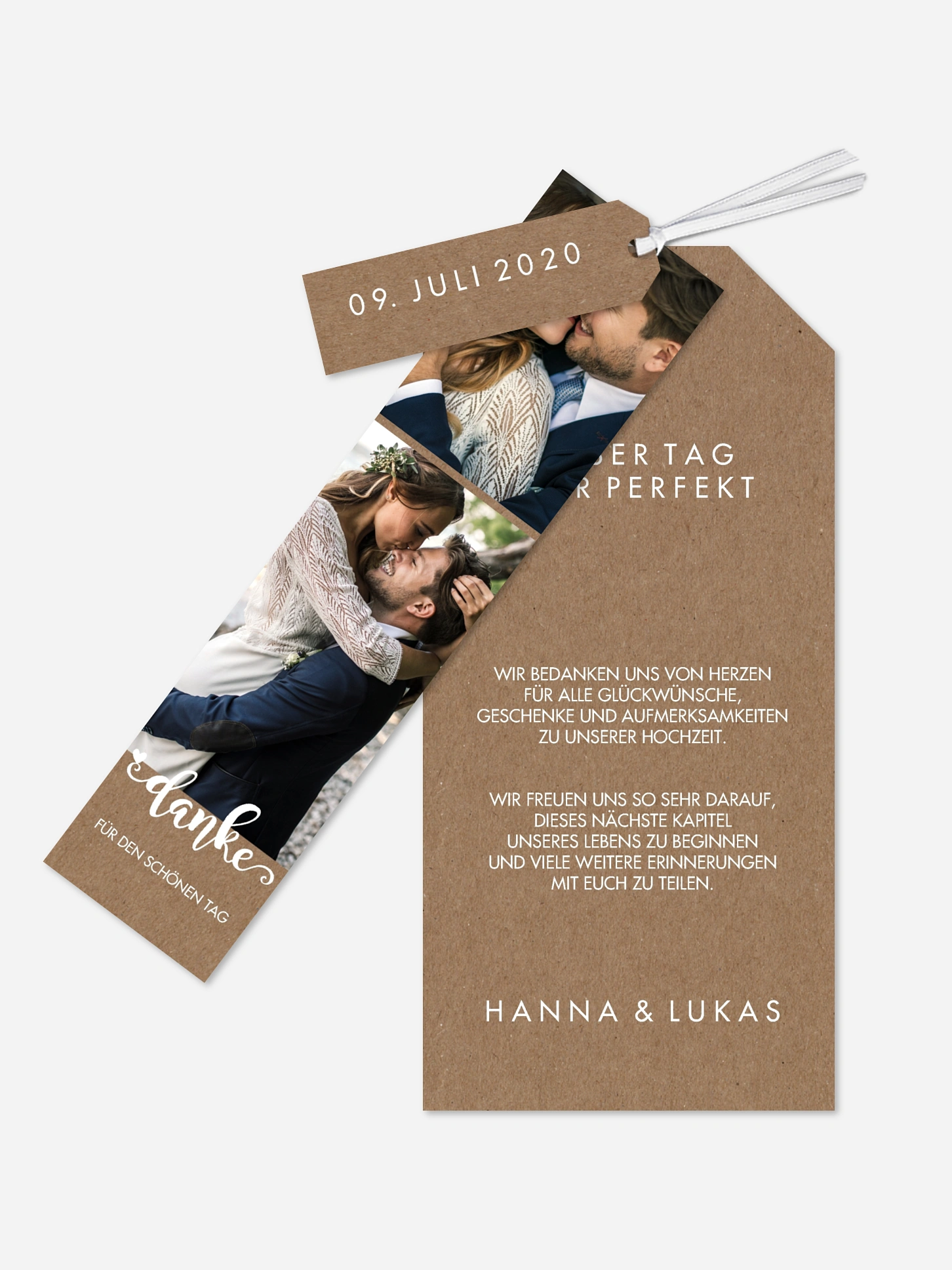 Dankeskarte Hochzeit Wild Love