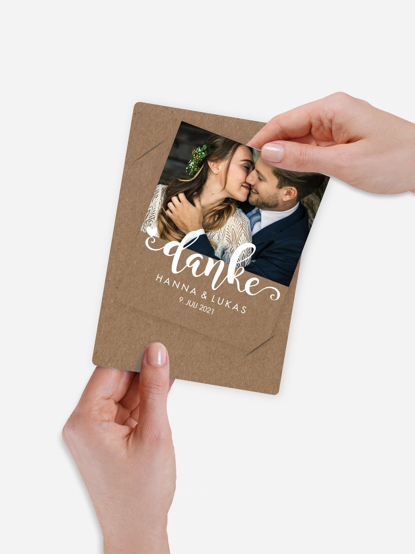 Dankeskarte Hochzeit Wild Love