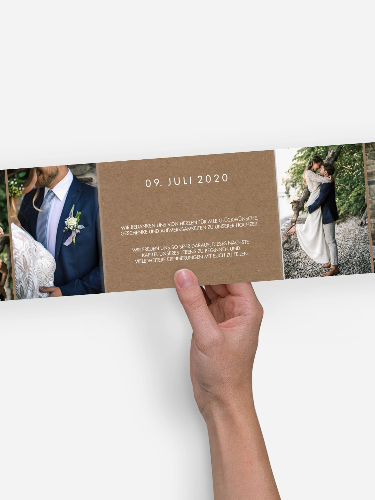 Dankeskarte Hochzeit Wild Love
