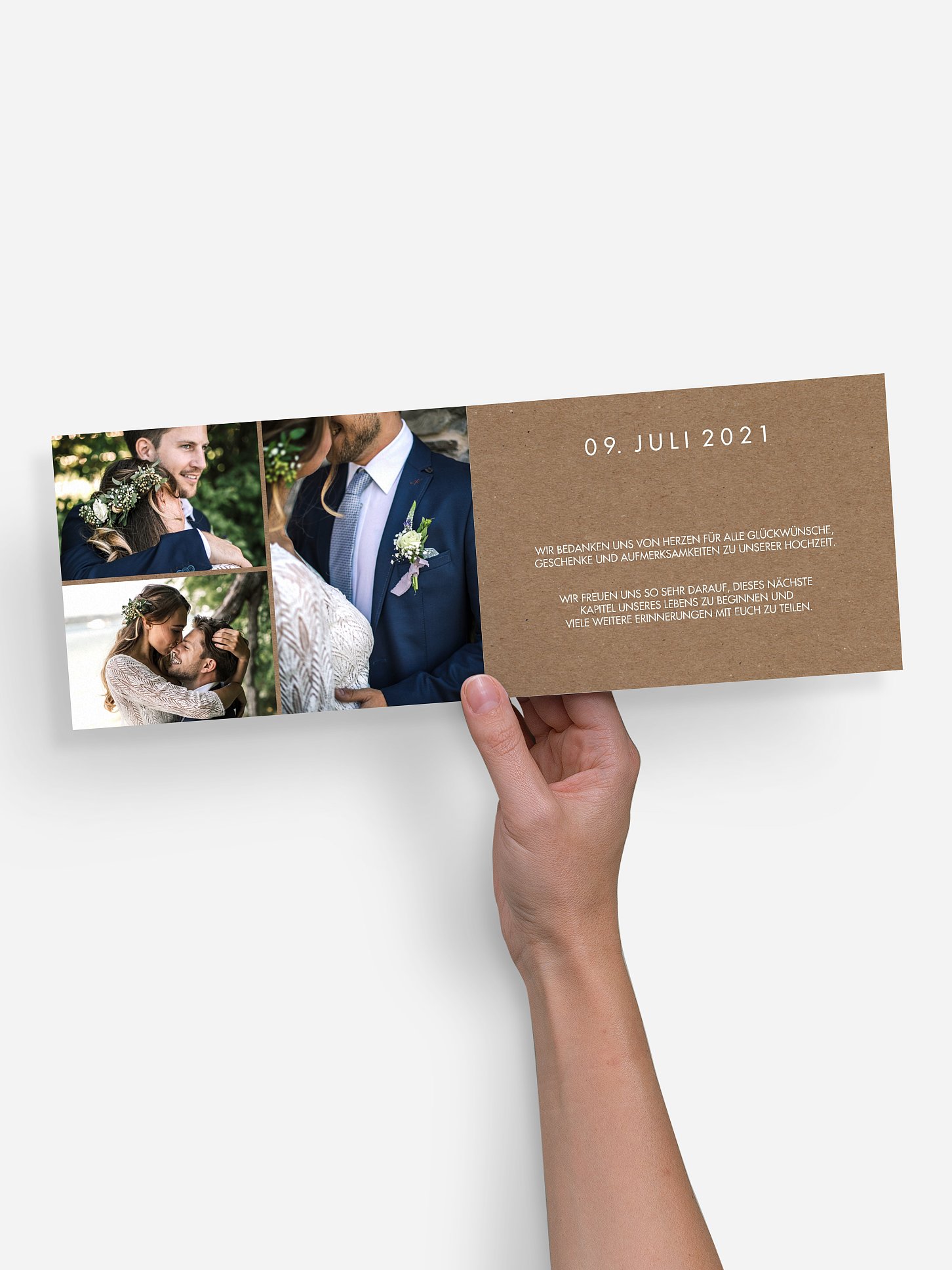 Dankeskarte Hochzeit Wild Love