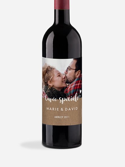 Étiquette bouteille Wild Love