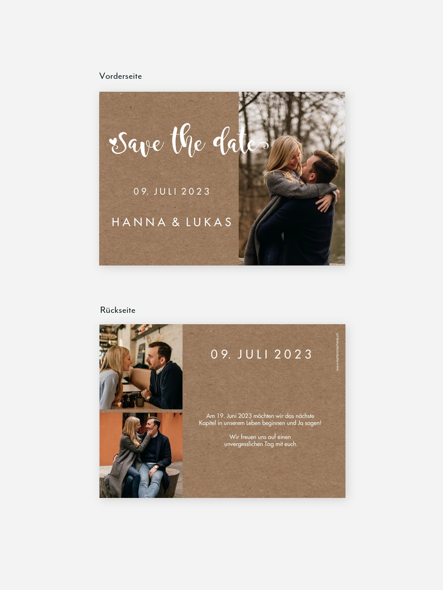 Save-the-Date Karte Wild Love