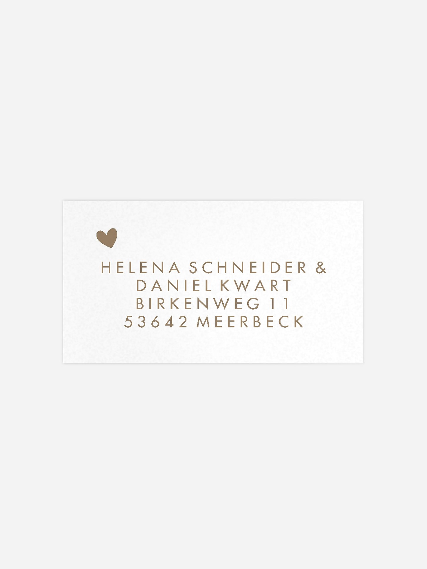 Empfängeraufkleber Hochzeit Wild Love