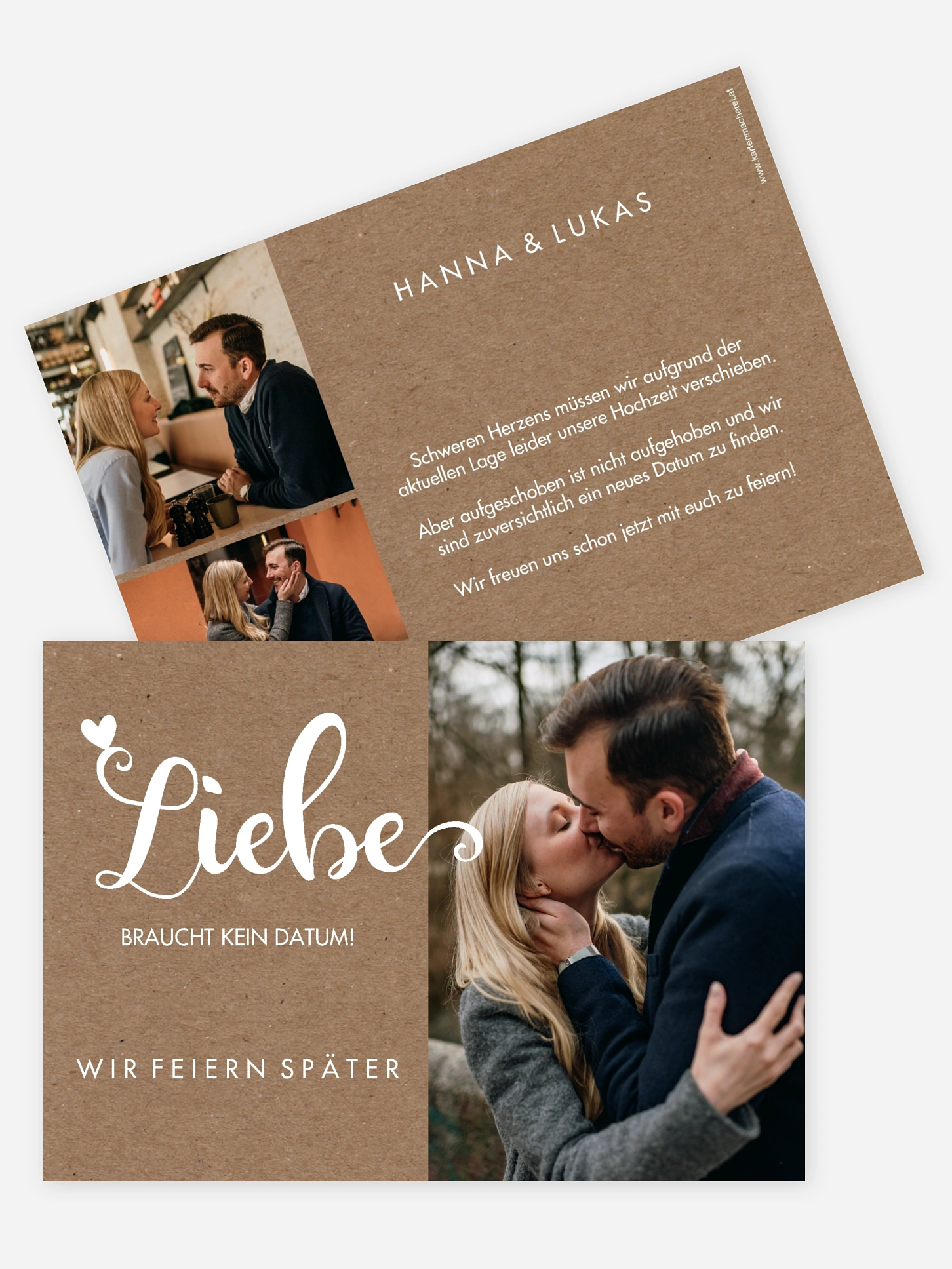 Change-the-Date Karte Wild Love