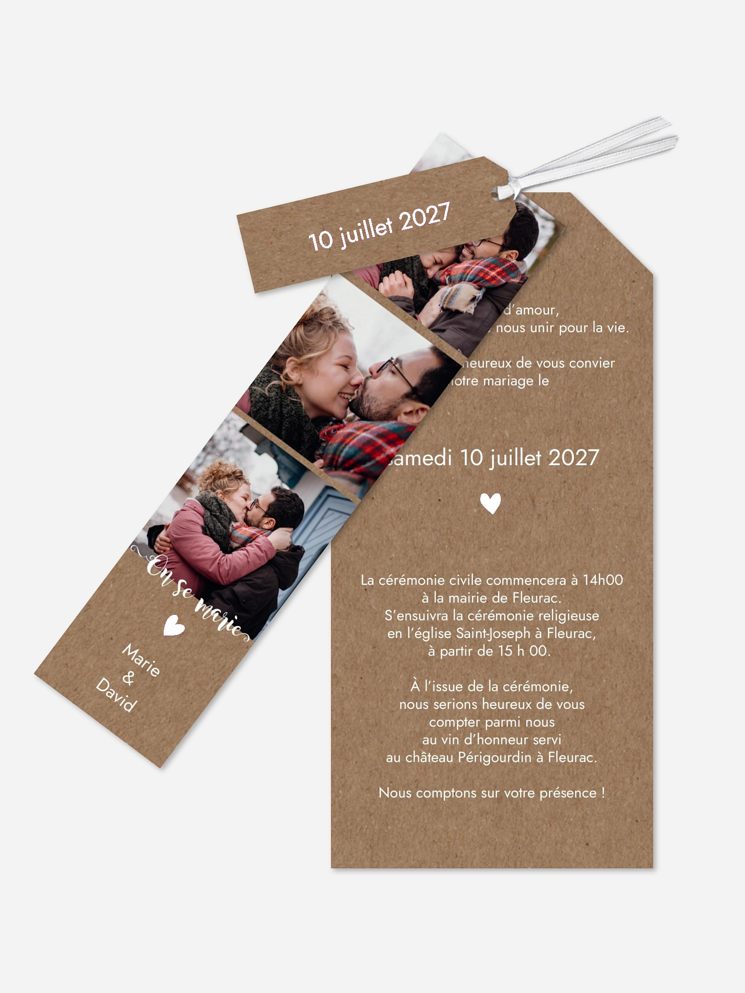 Faire-part de mariage Wild Love