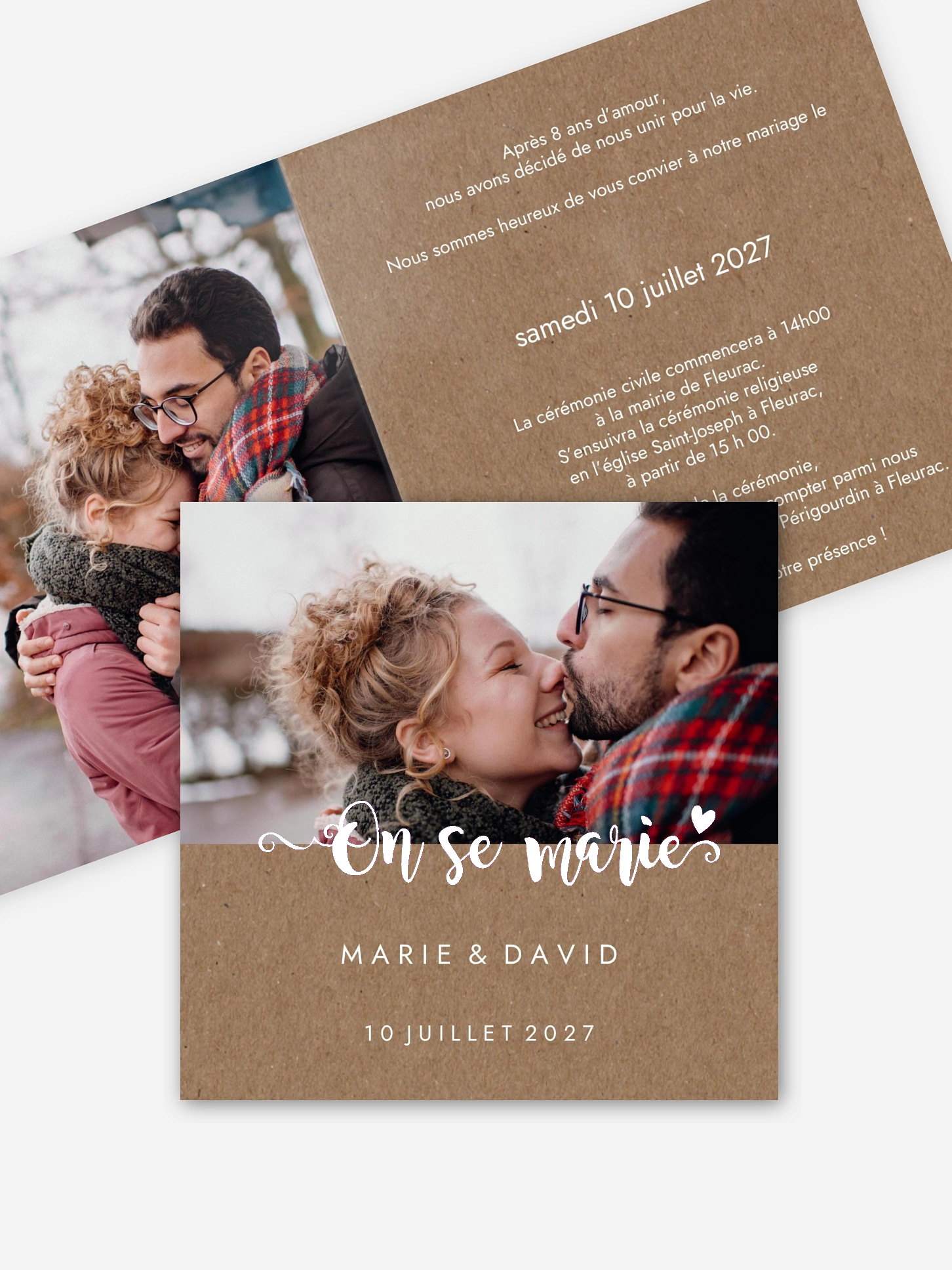 Faire-part de mariage Wild Love