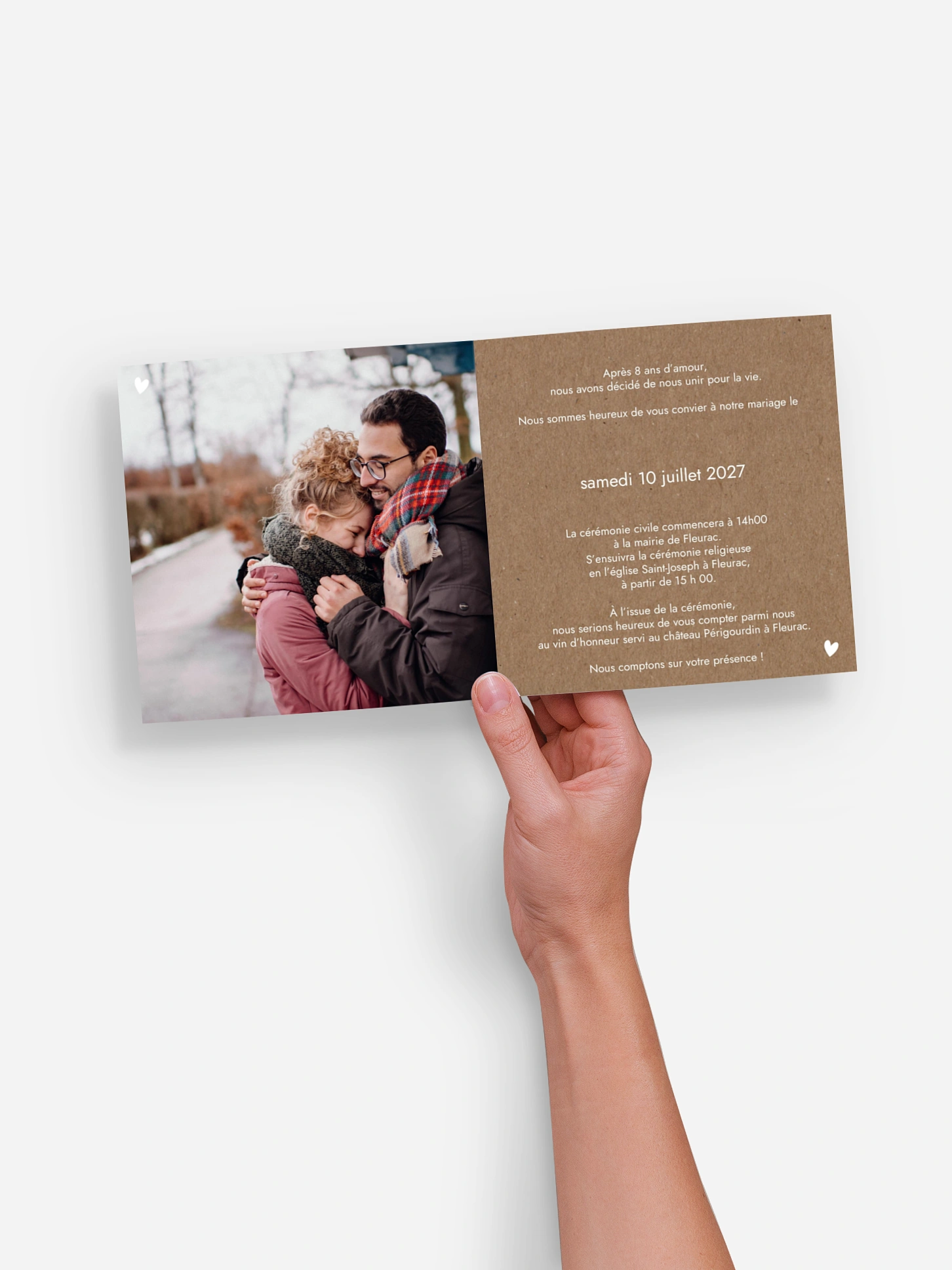 Faire-part de mariage Wild Love
