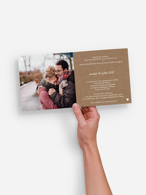 Faire-part de mariage Wild Love