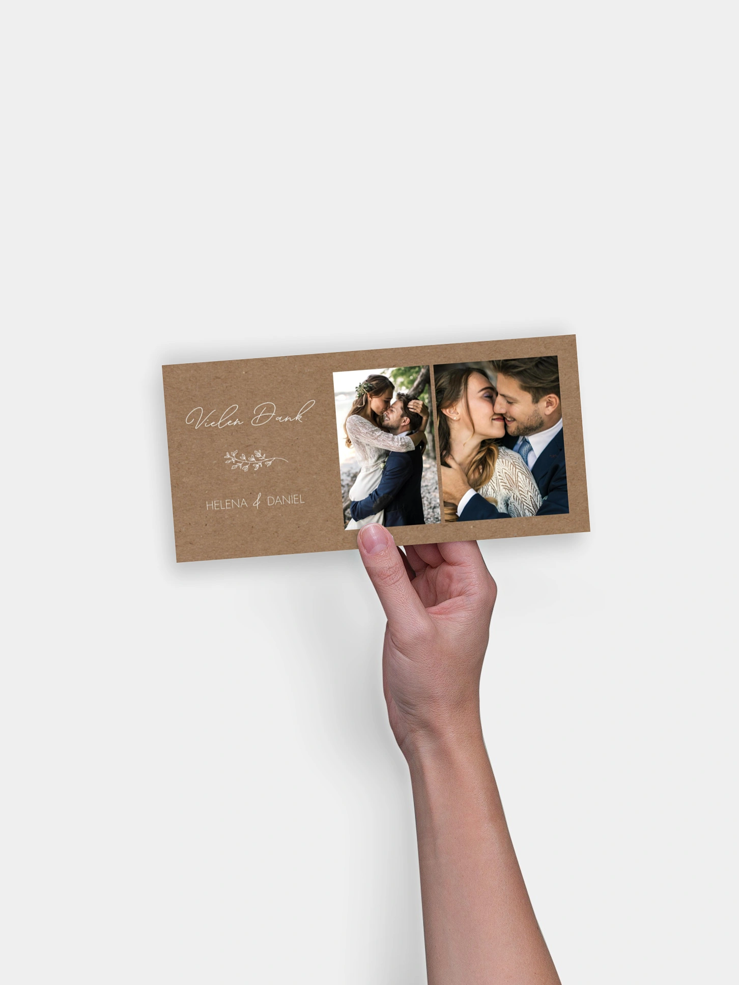 Dankeskarte Hochzeit Lovely Romance
