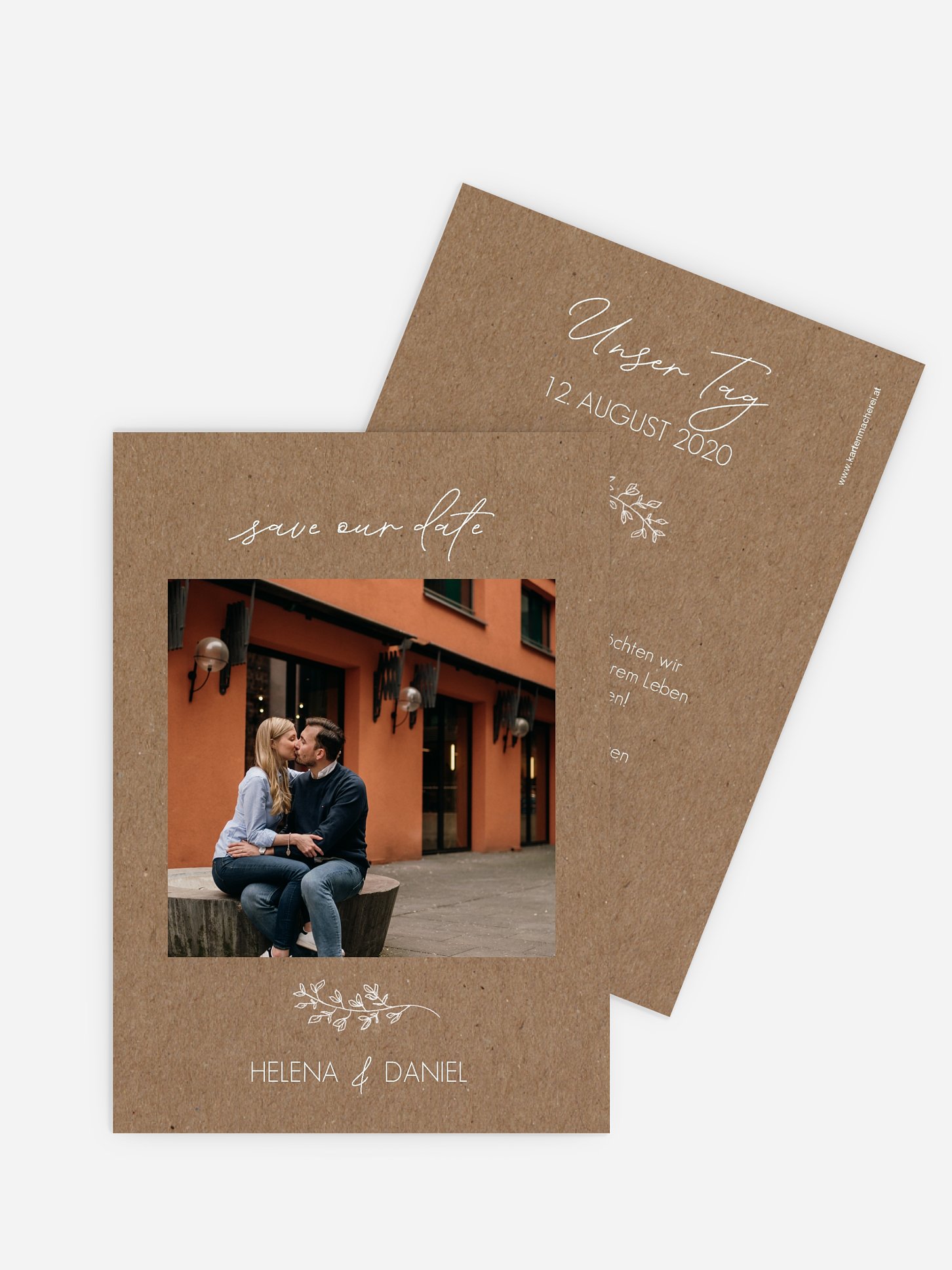 Save-the-Date Karte Lovely Romance
