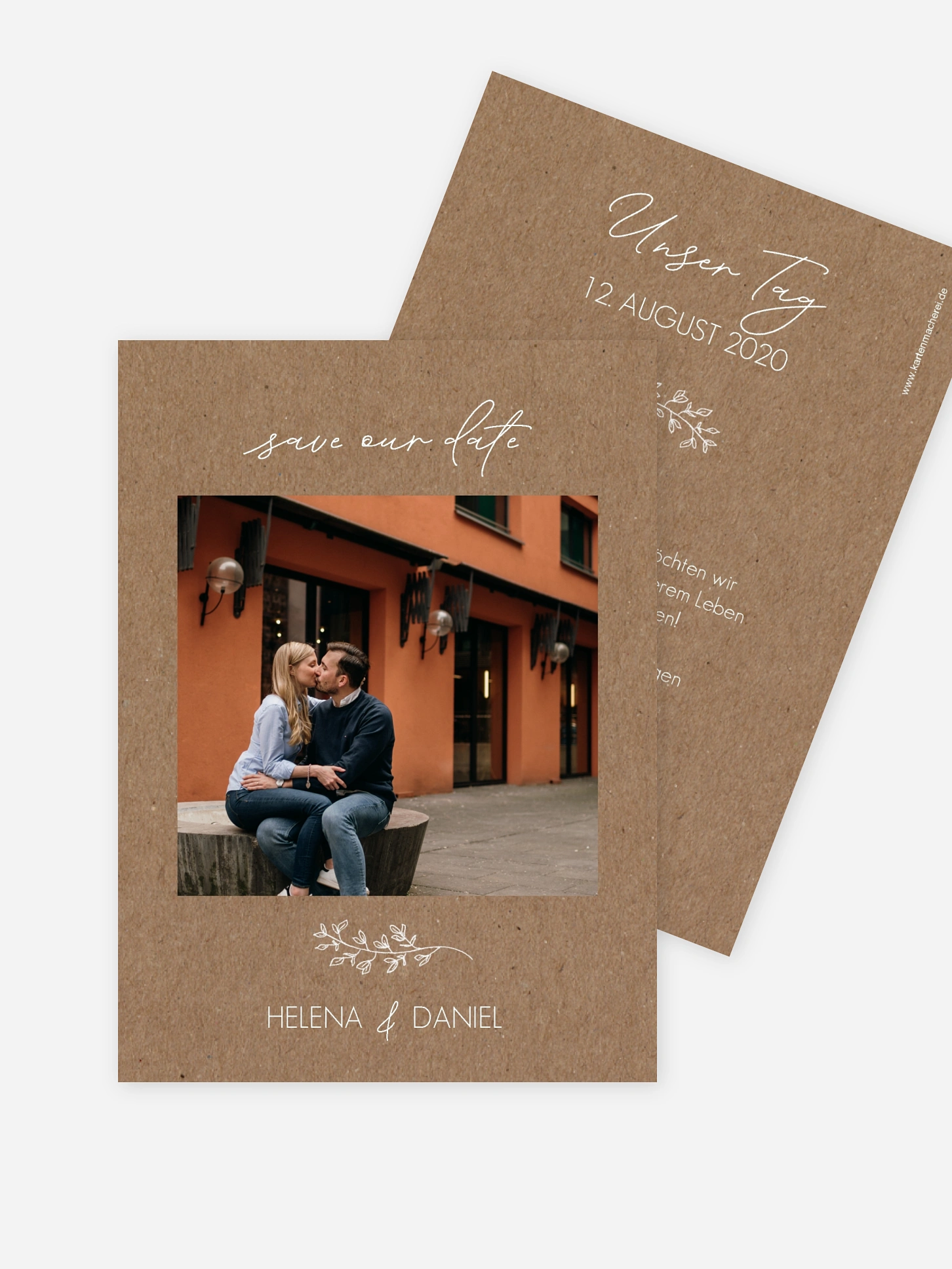 Save-the-Date Karte Lovely Romance