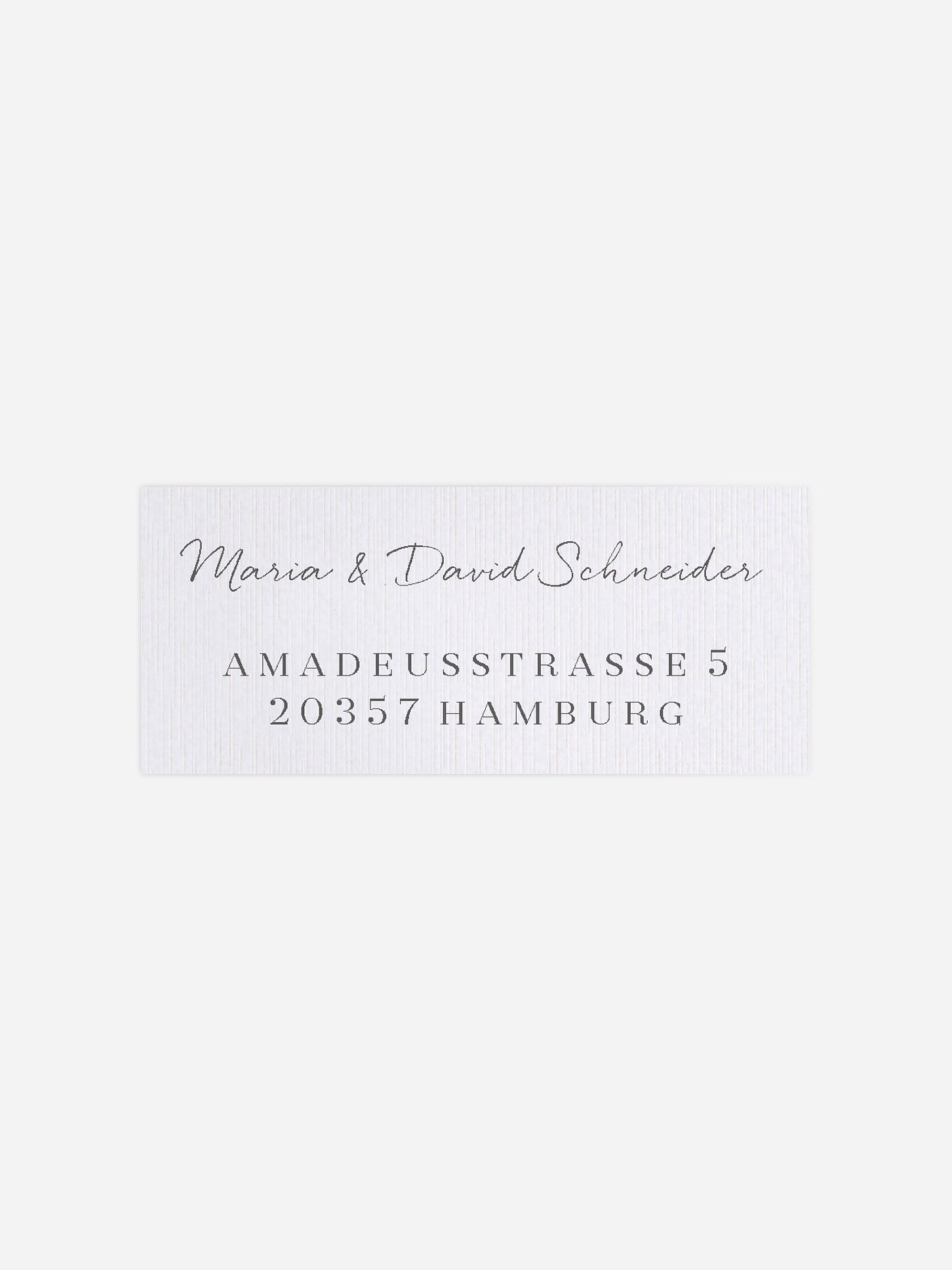 Absenderaufkleber Hochzeit Everlasting