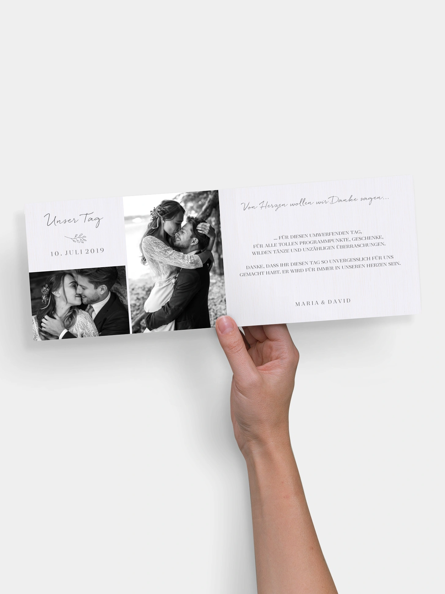 Dankeskarte Hochzeit Everlasting