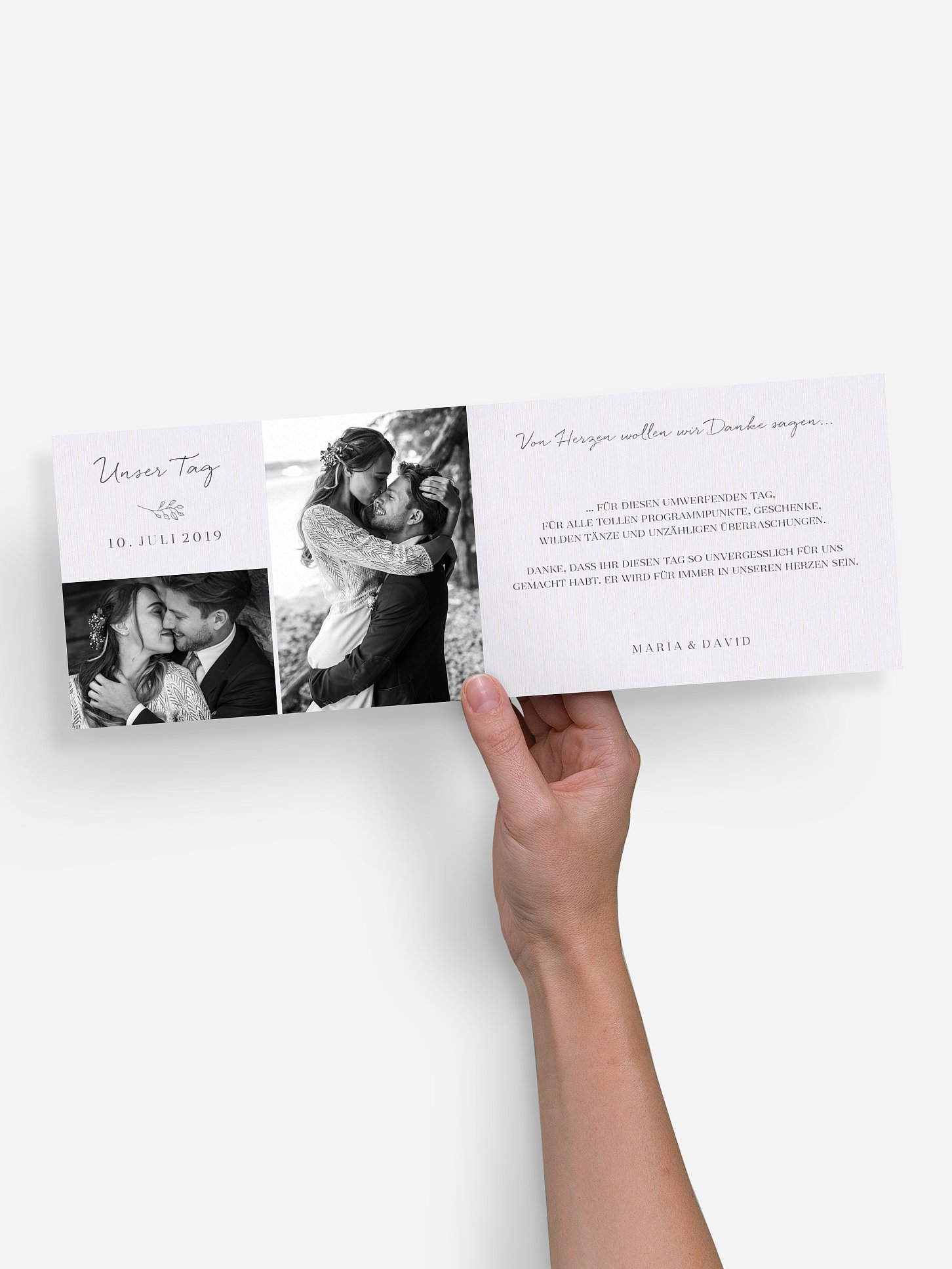 Dankeskarte Hochzeit Everlasting