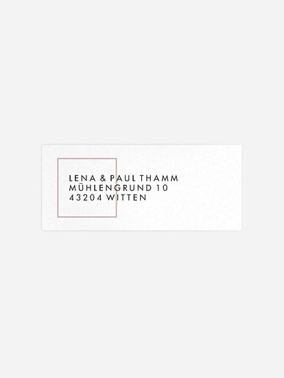 Absenderaufkleber Hochzeit Lasting Memories
