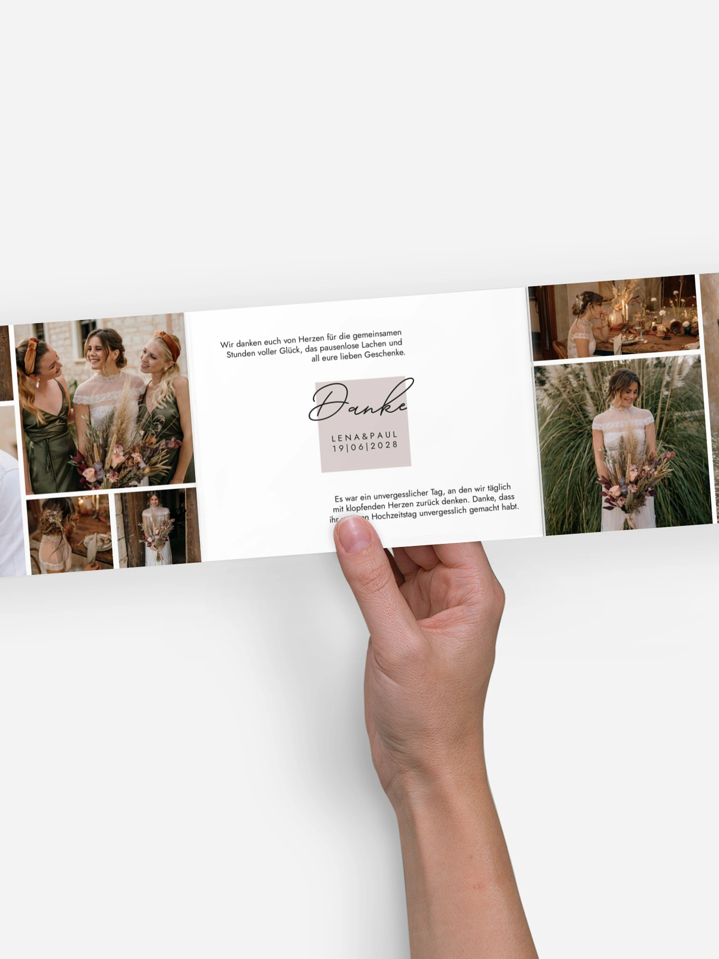 Dankeskarte Hochzeit Lasting Memories