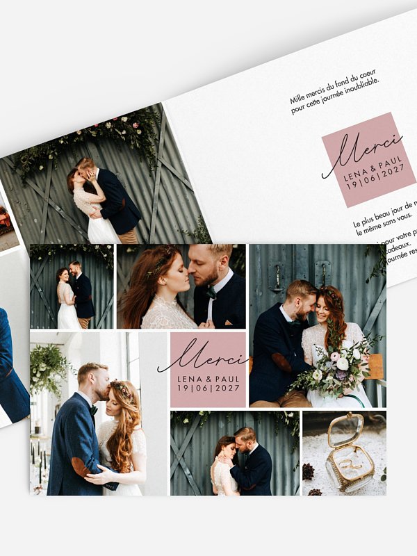 Carte de remerciements Lasting Memories