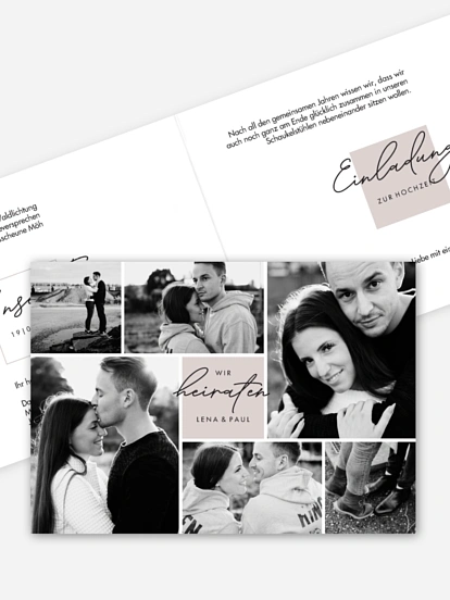 Hochzeitseinladung Lasting Memories