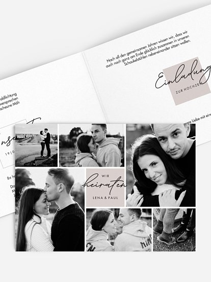 Hochzeitseinladung Lasting Memories