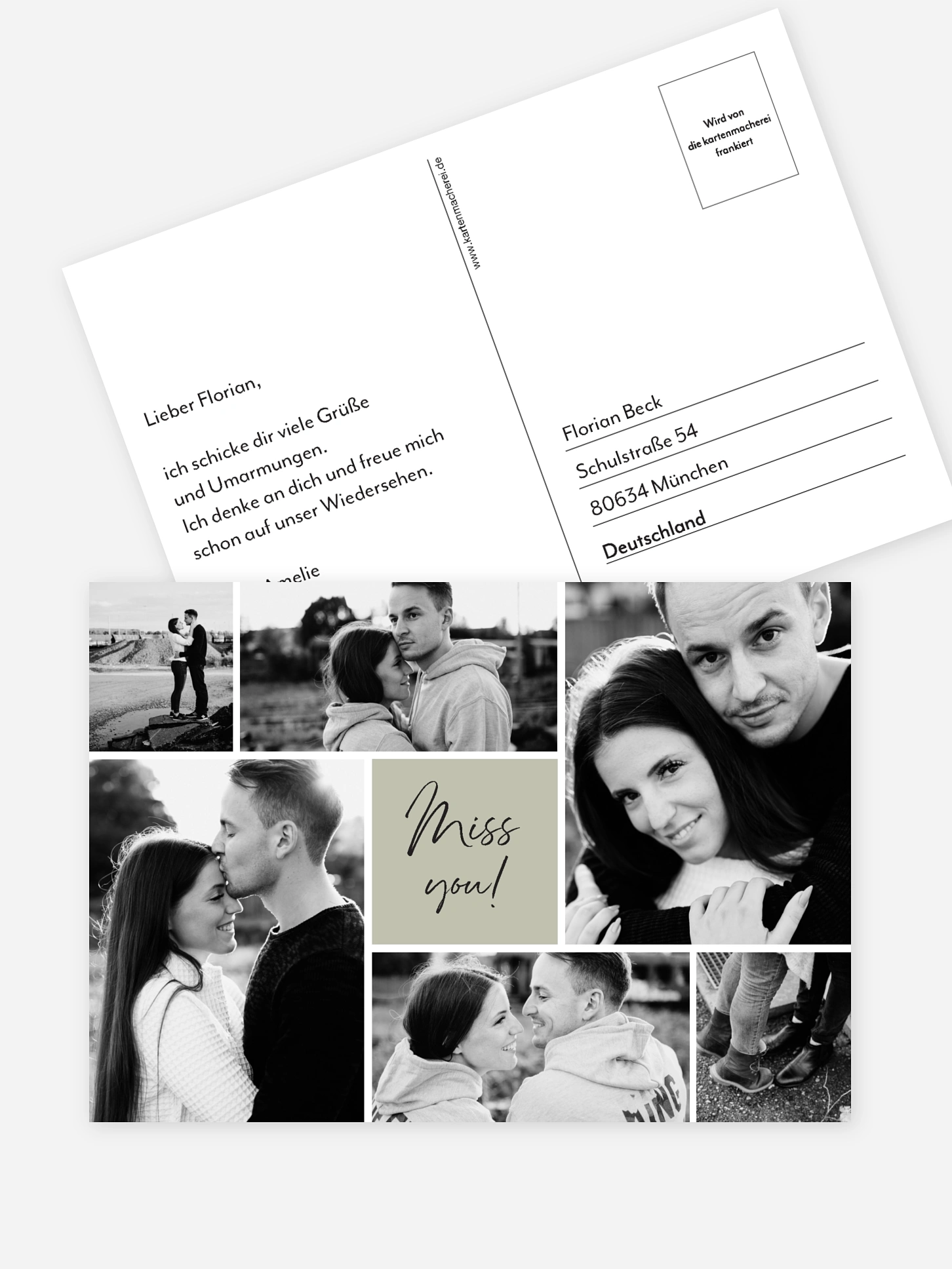 Postkarte Direktversand Lasting Memories