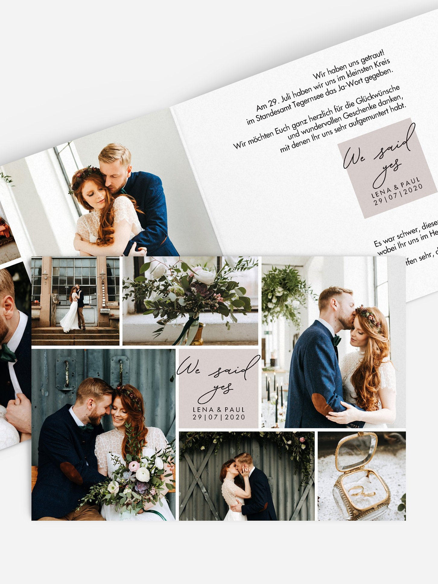 We-said-yes Karte Lasting Memories