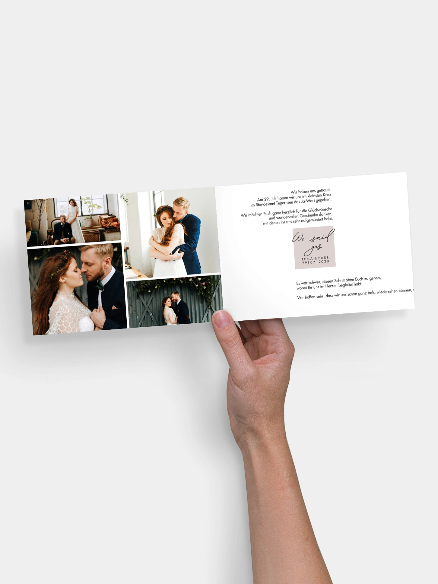 We-said-yes Karte Lasting Memories