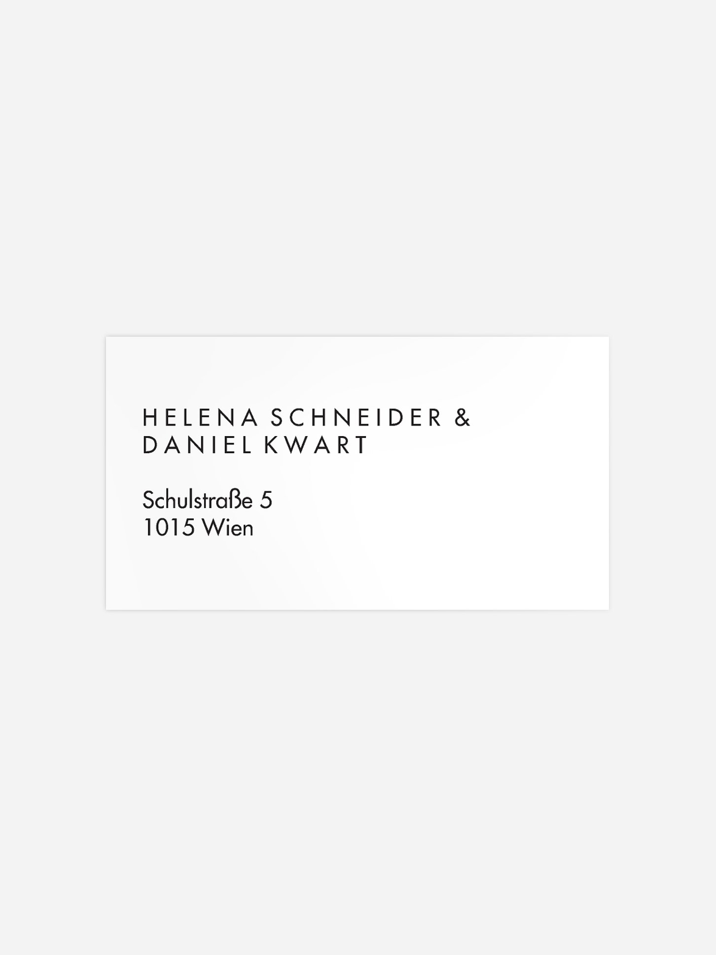 Empfängeraufkleber Hochzeit Ewig Dein