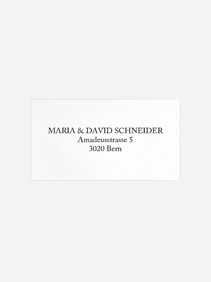 Empfängeraufkleber Hochzeit Golden Love