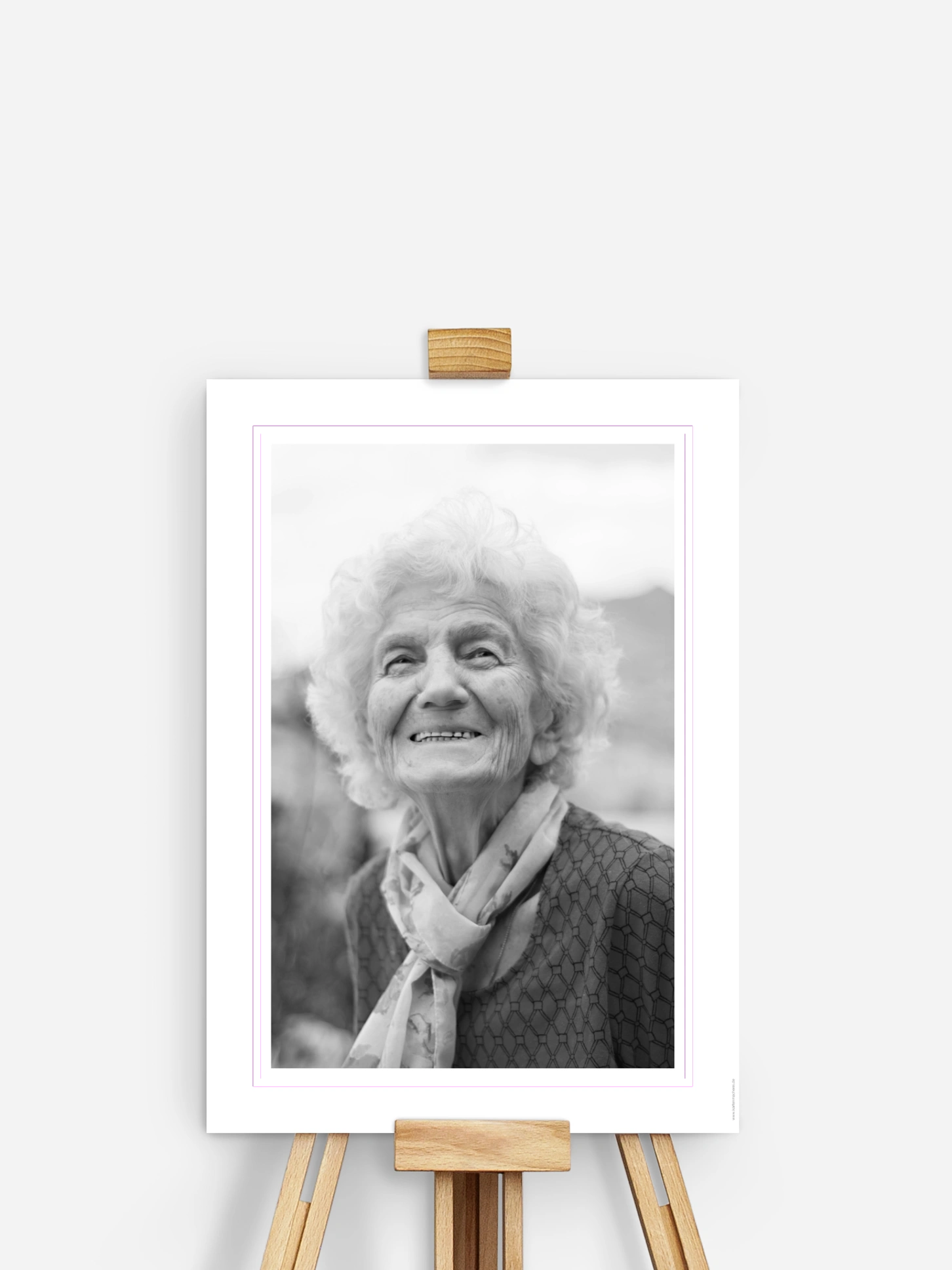 Trauer-Poster Golden Love Premium