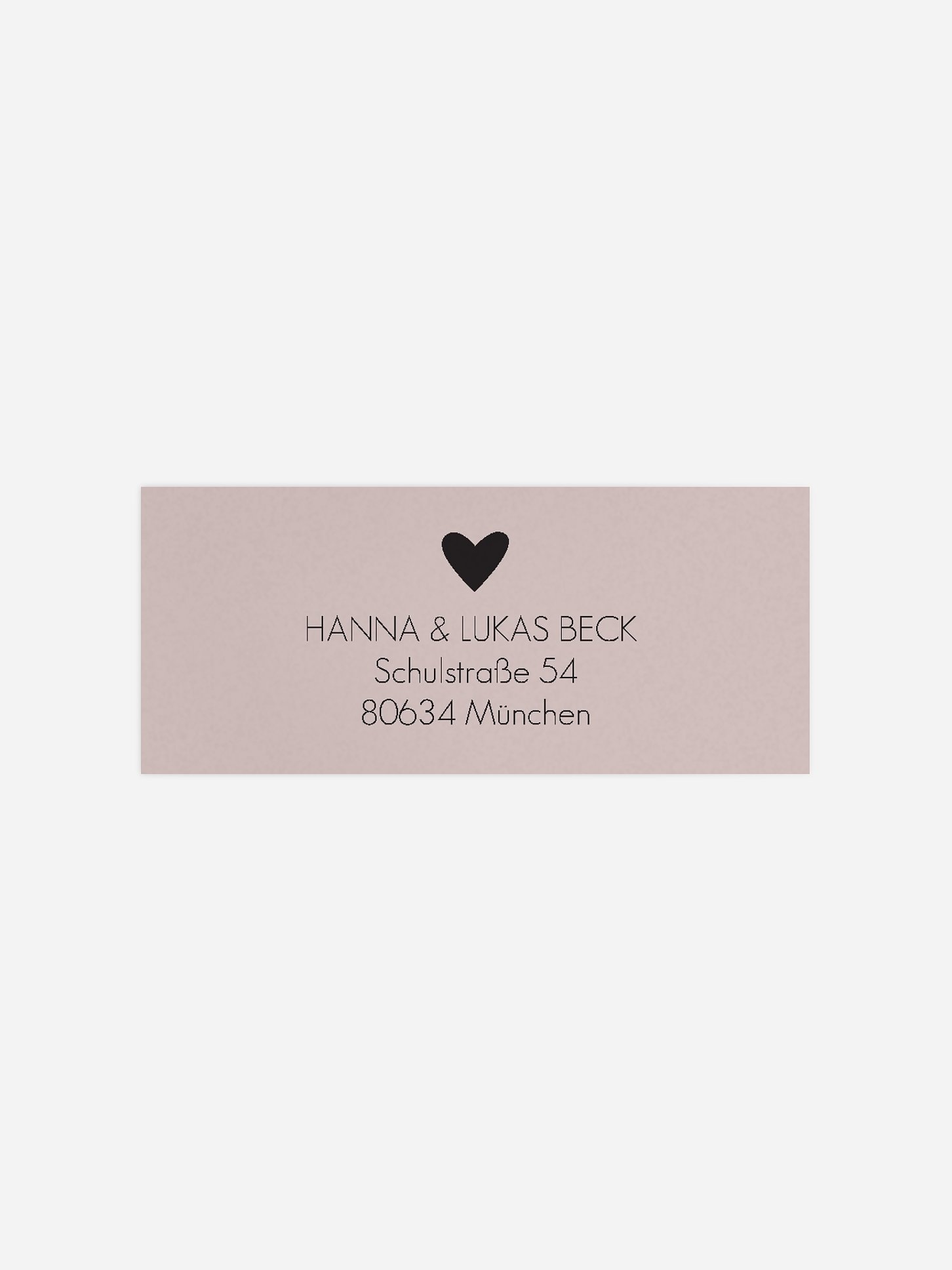Absenderaufkleber Hochzeit Lovevibes
