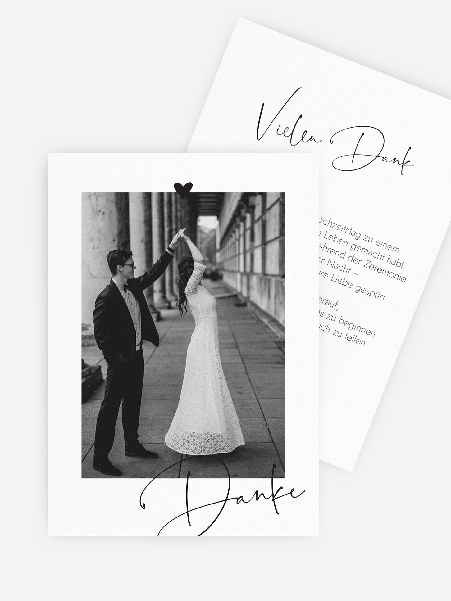 Dankeskarte Hochzeit Lovevibes