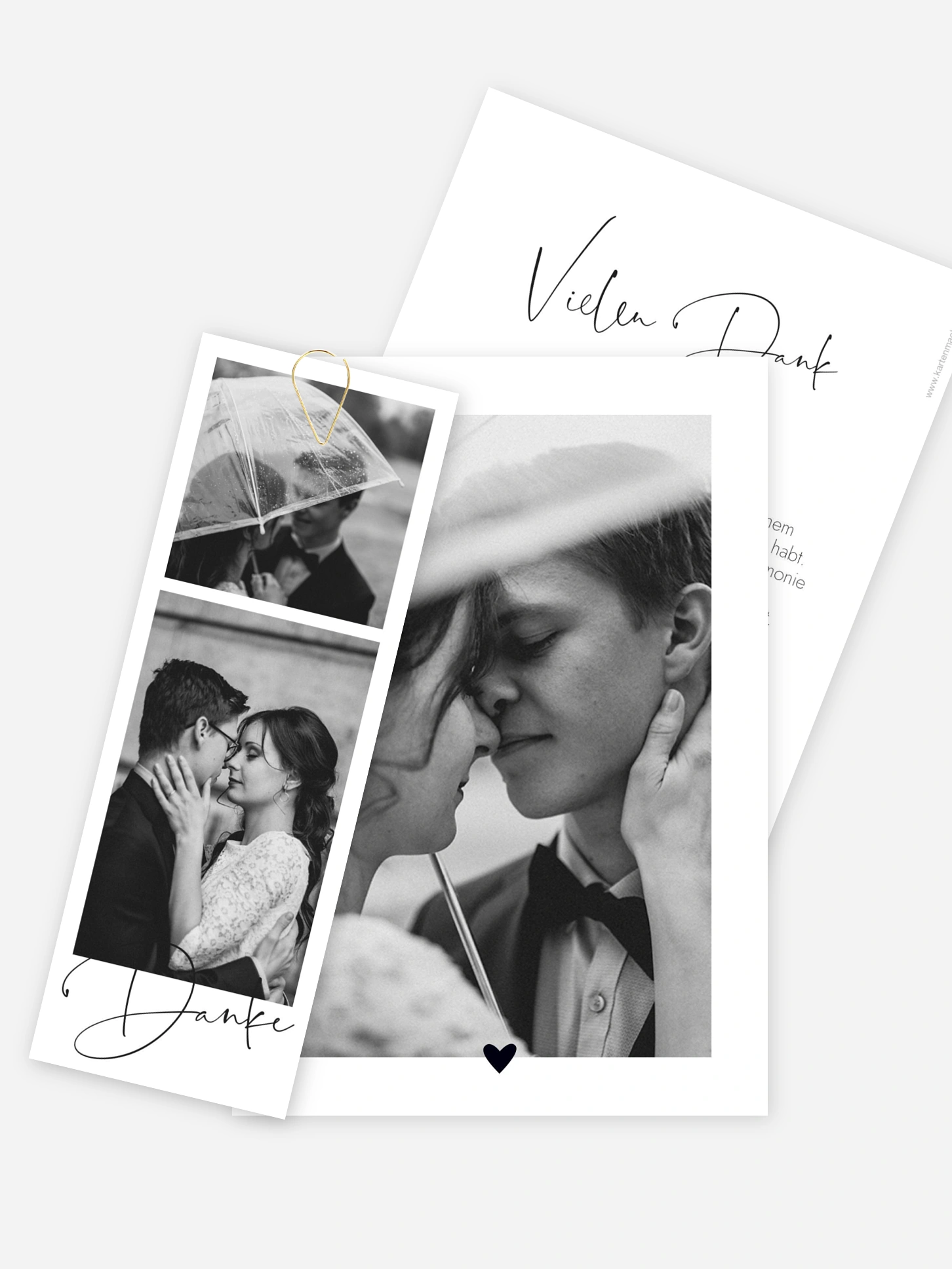 Dankeskarte Hochzeit Lovevibes