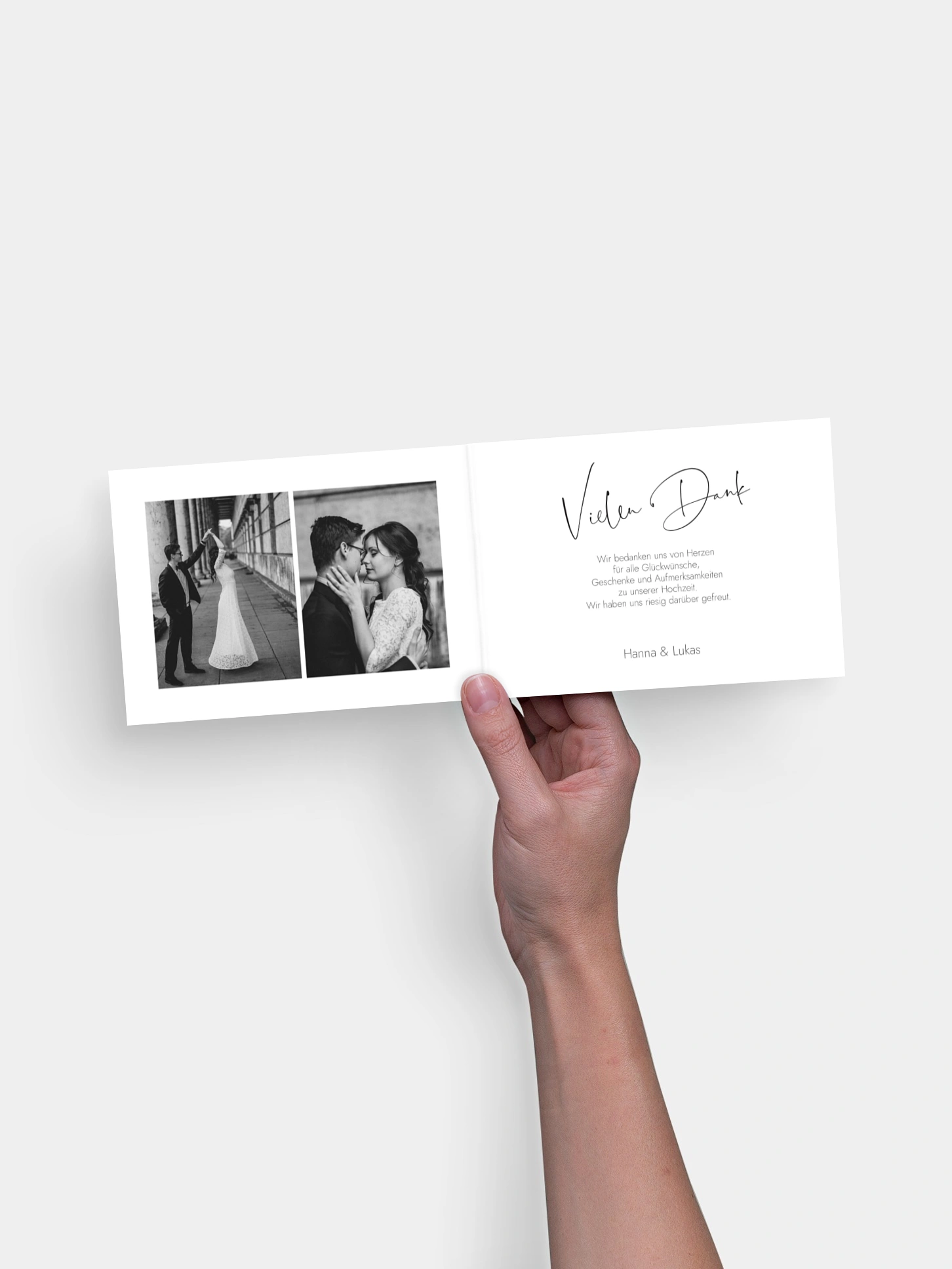 Dankeskarte Hochzeit Lovevibes