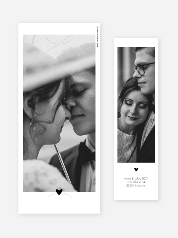 Dankeskarte Hochzeit Lovevibes