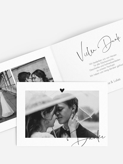 Dankeskarte Hochzeit Lovevibes