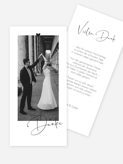 Dankeskarte Hochzeit Lovevibes