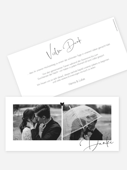Dankeskarte Hochzeit Lovevibes