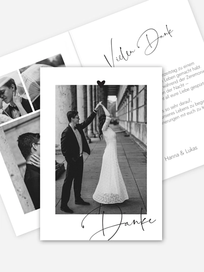 Dankeskarte Hochzeit Lovevibes