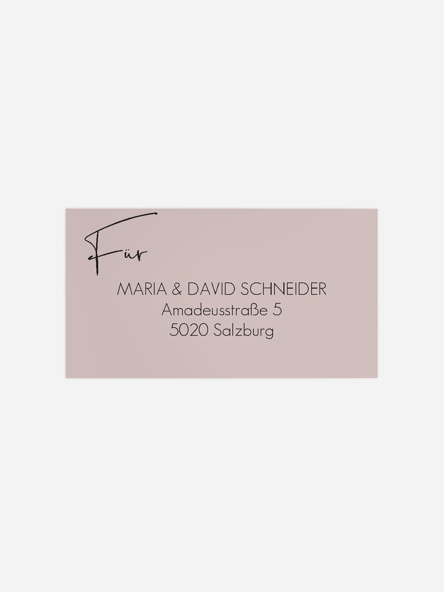 Empfängeraufkleber Hochzeit Lovevibes