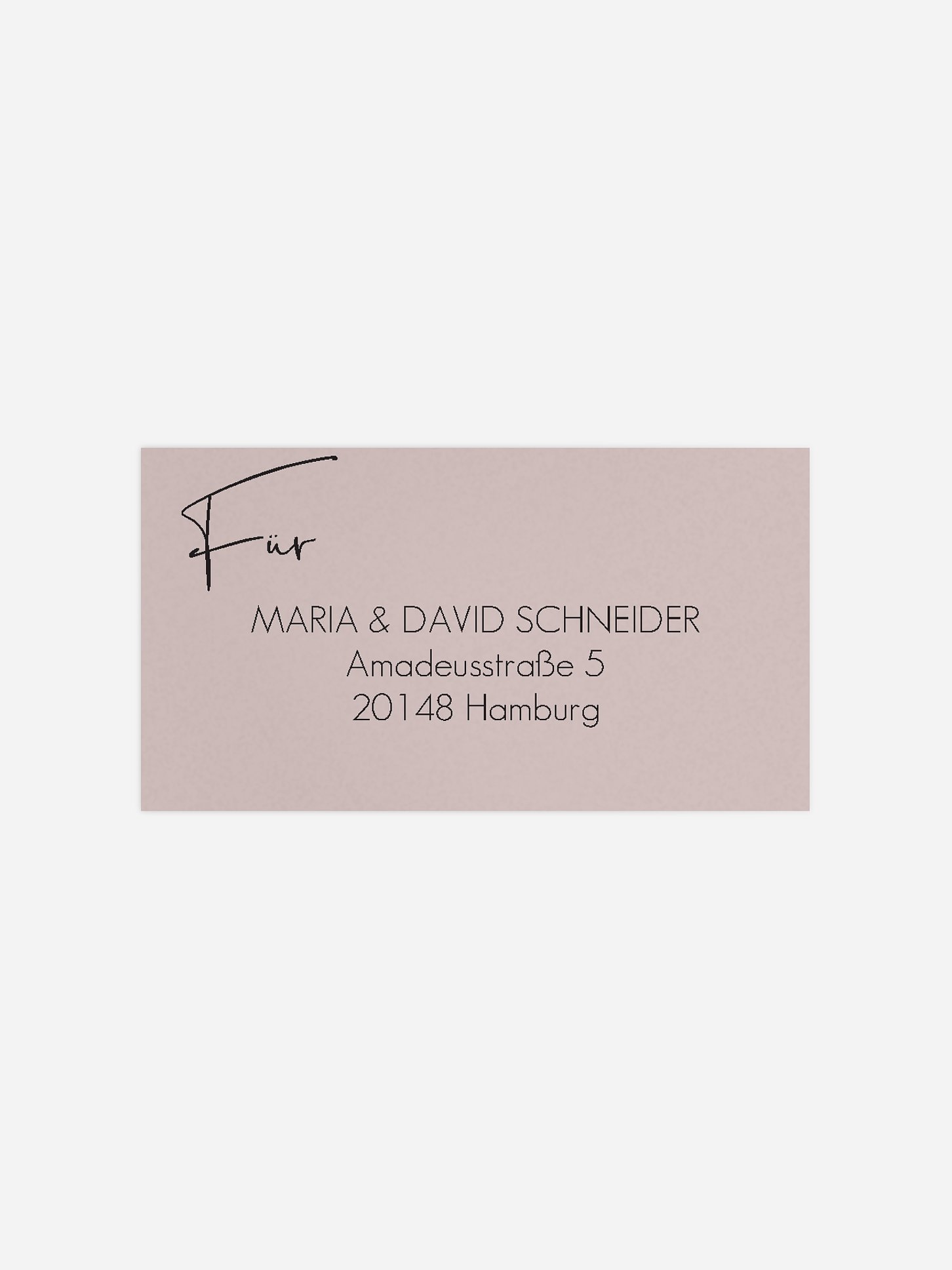Empfängeraufkleber Hochzeit Lovevibes