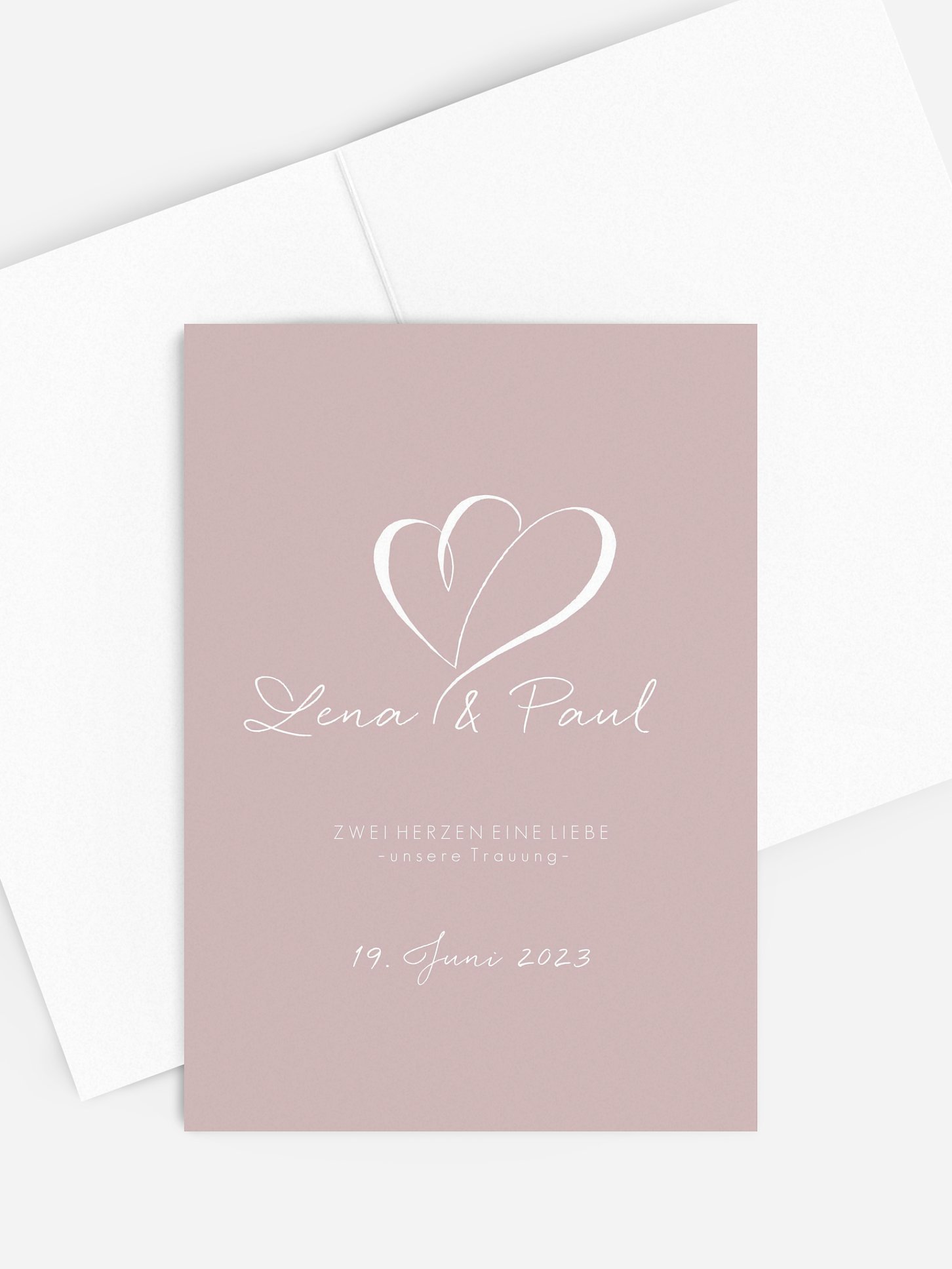 Kirchenheft Hochzeit Herz an Herz