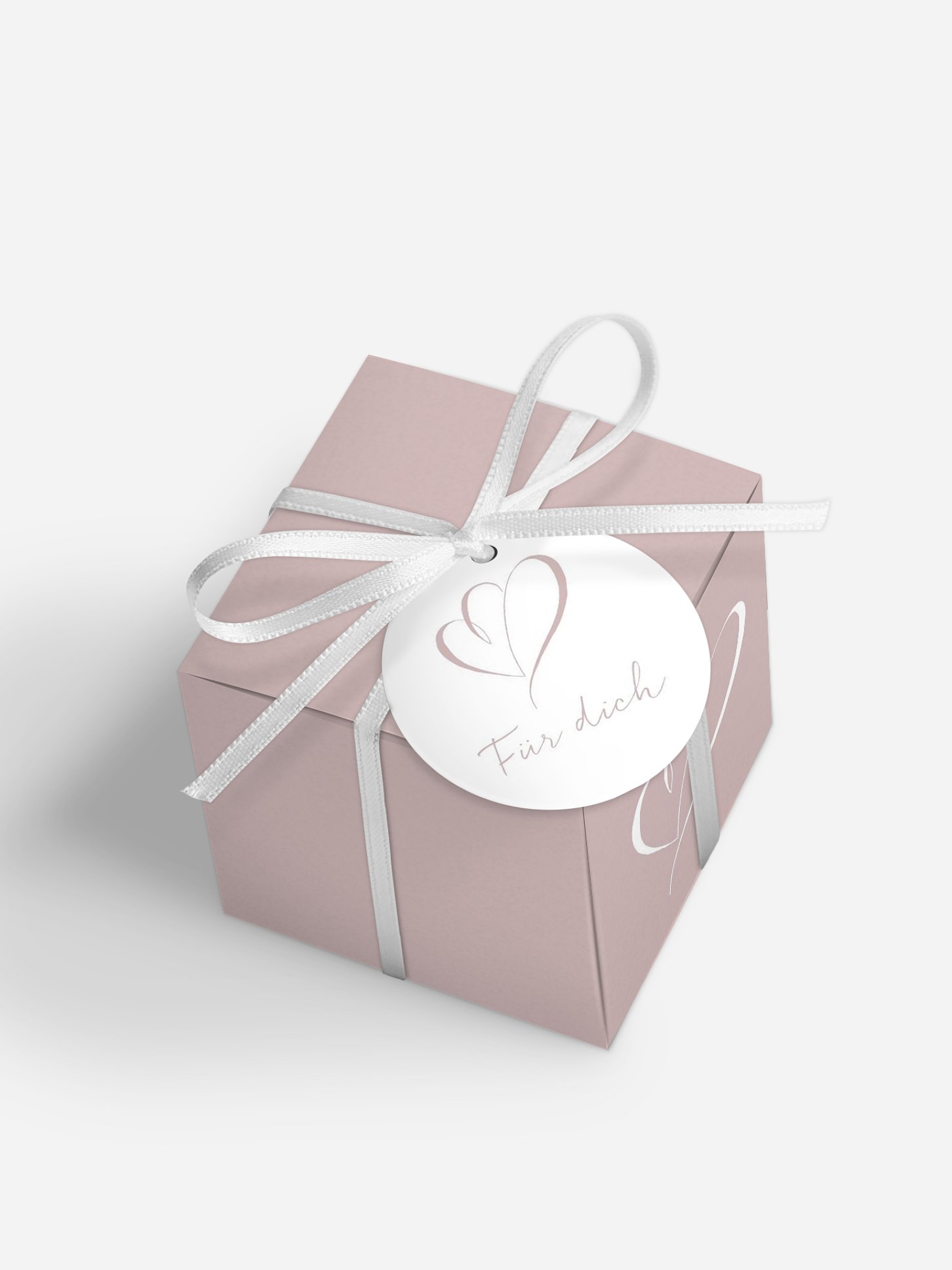 Gastgeschenkbox Herz an Herz