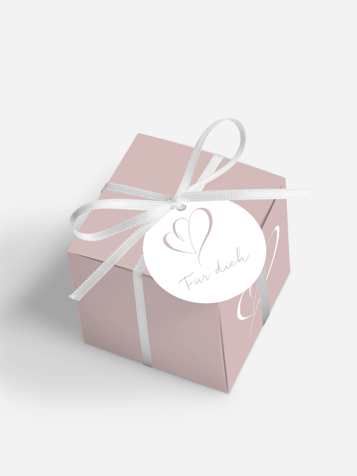 Gastgeschenkbox Herz an Herz