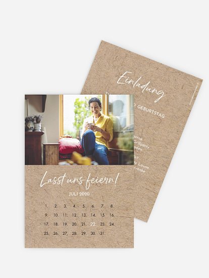 Einladung 50. Geburtstag Crafty