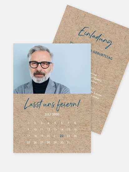 Einladung 60. Geburtstag Crafty