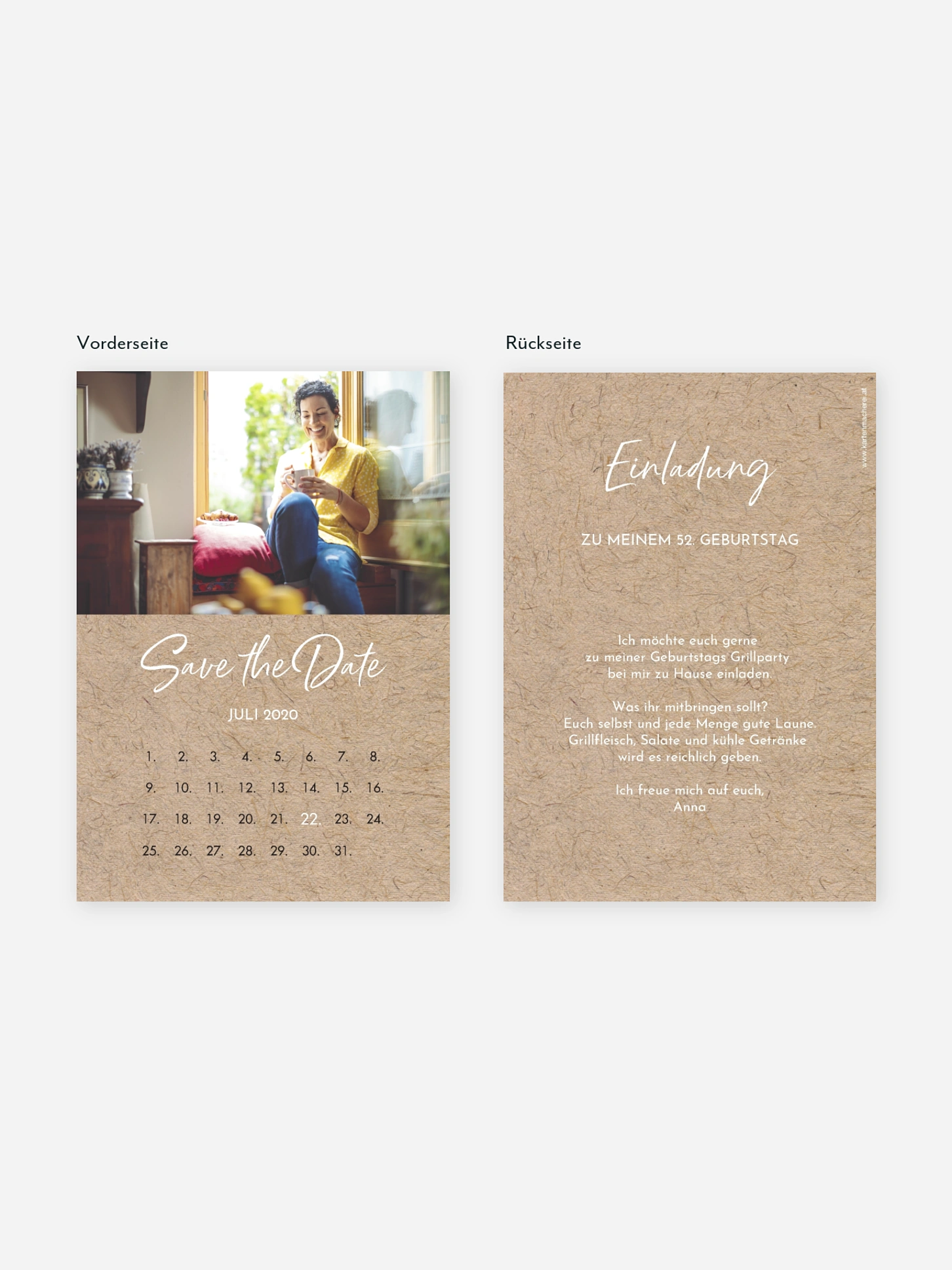 Geburtstagseinladung Crafty