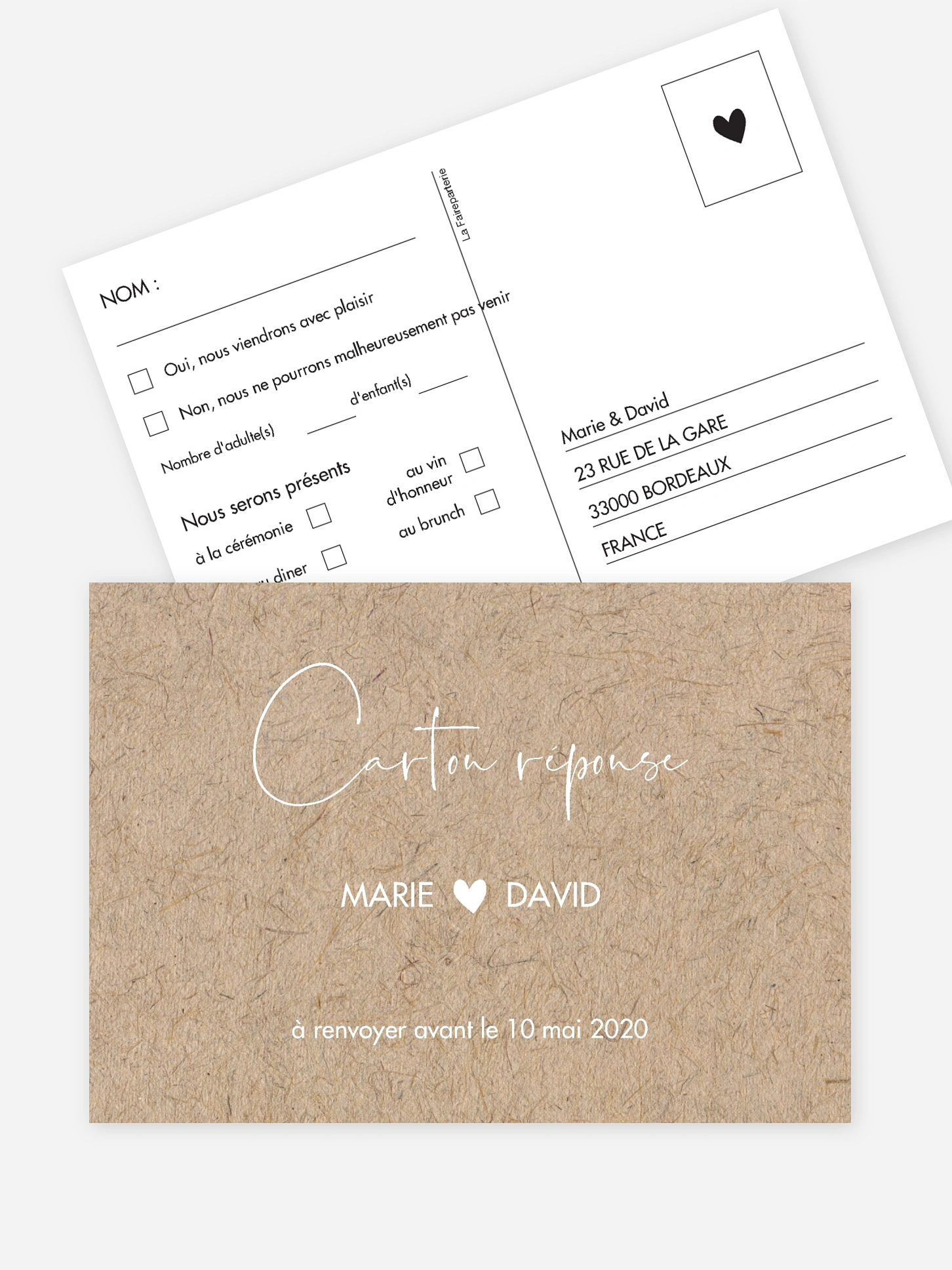 Carton réponse Crafty