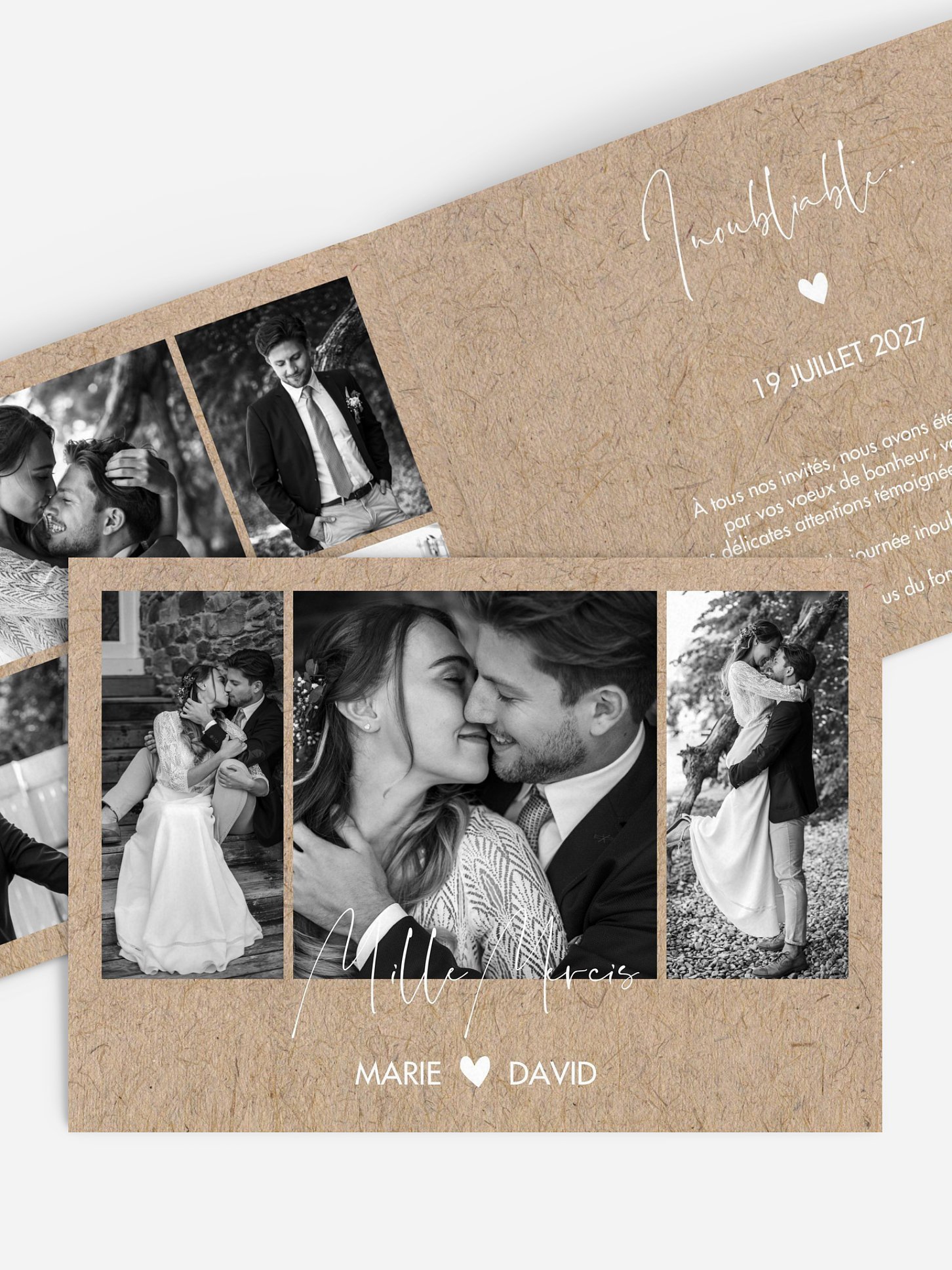 Carte de remerciements Crafty