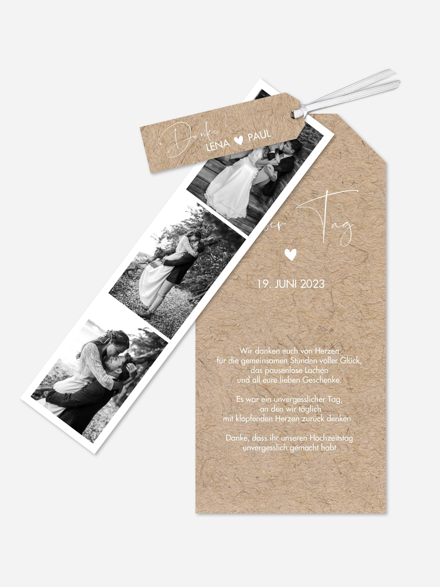 Dankeskarte Hochzeit Crafty