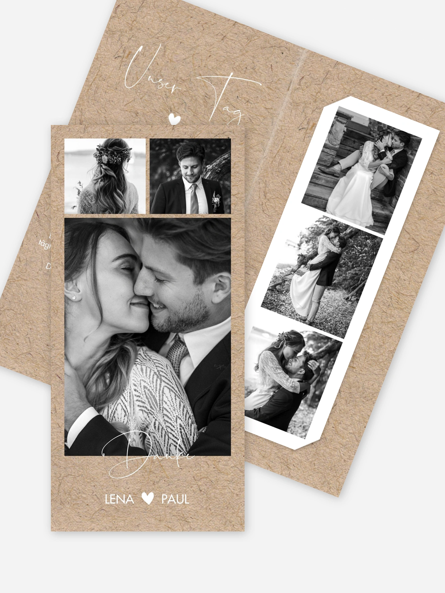 Dankeskarte Hochzeit Crafty